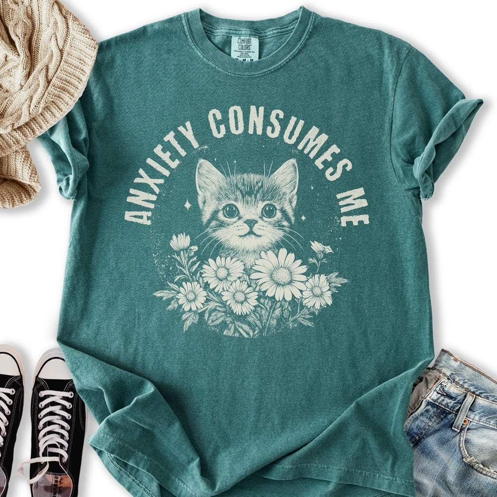 Anxiety Consumes Me - Adult & Kids T-Shirts, Sweatshirts & Hoodies apparel design preview 2