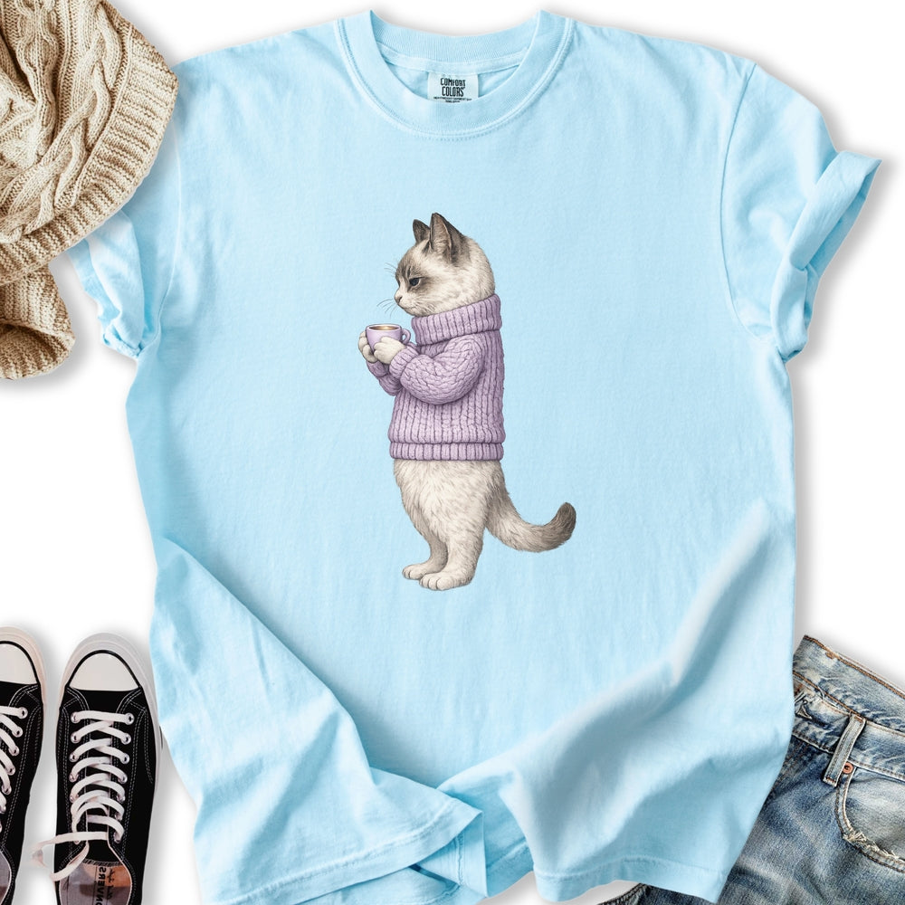 Cozy Ragdoll Cat - Adult & Kids T-Shirts, Sweatshirts & Hoodies apparel design preview 1