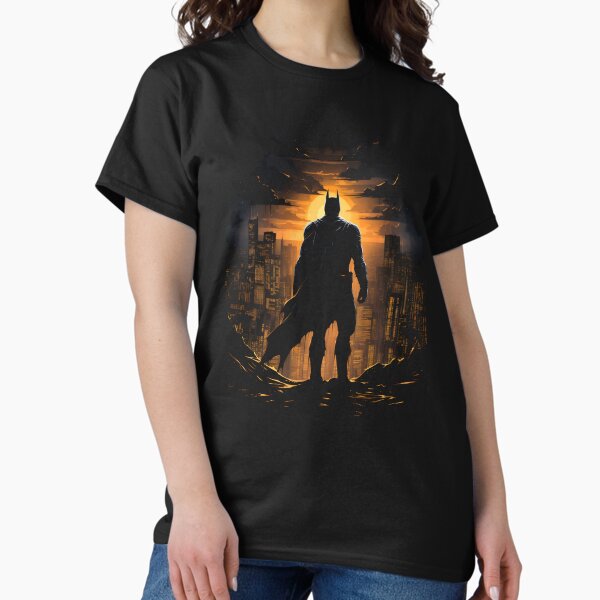 A Hero's Vigil by Sunset Silhouette Hero - Adult & Kids T-Shirts, Sweatshirts & Hoodies apparel design preview 1