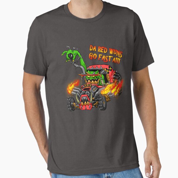 Orks DA RED WUNZ GO FASTA! - Adult & Kids T-Shirts, Sweatshirts & Hoodies apparel design preview 1