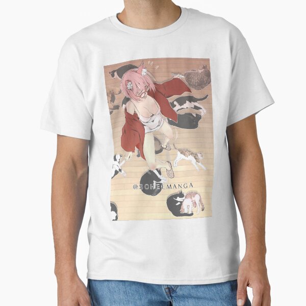 Cat girl cartoon style, street - Adult & Kids T-Shirts, Sweatshirts & Hoodies apparel design preview 1