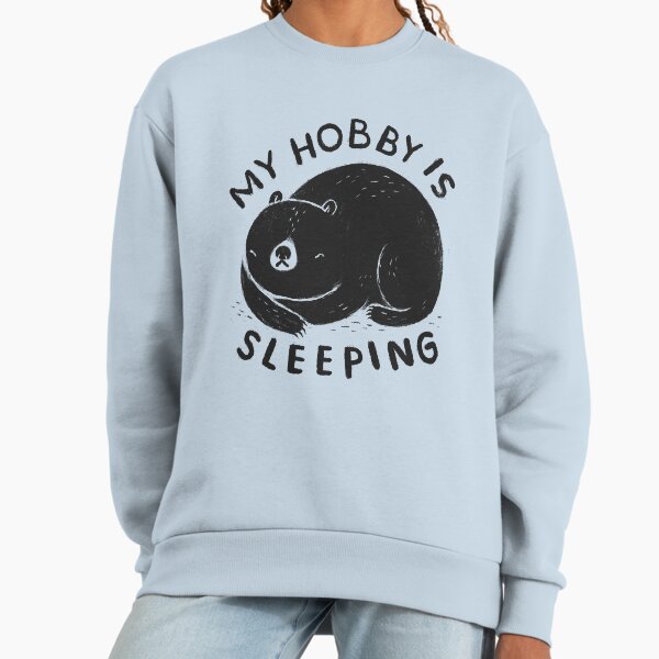 My hobby is sleeping - Adult & Kids T-Shirts, Sweatshirts & Hoodies apparel design preview 1