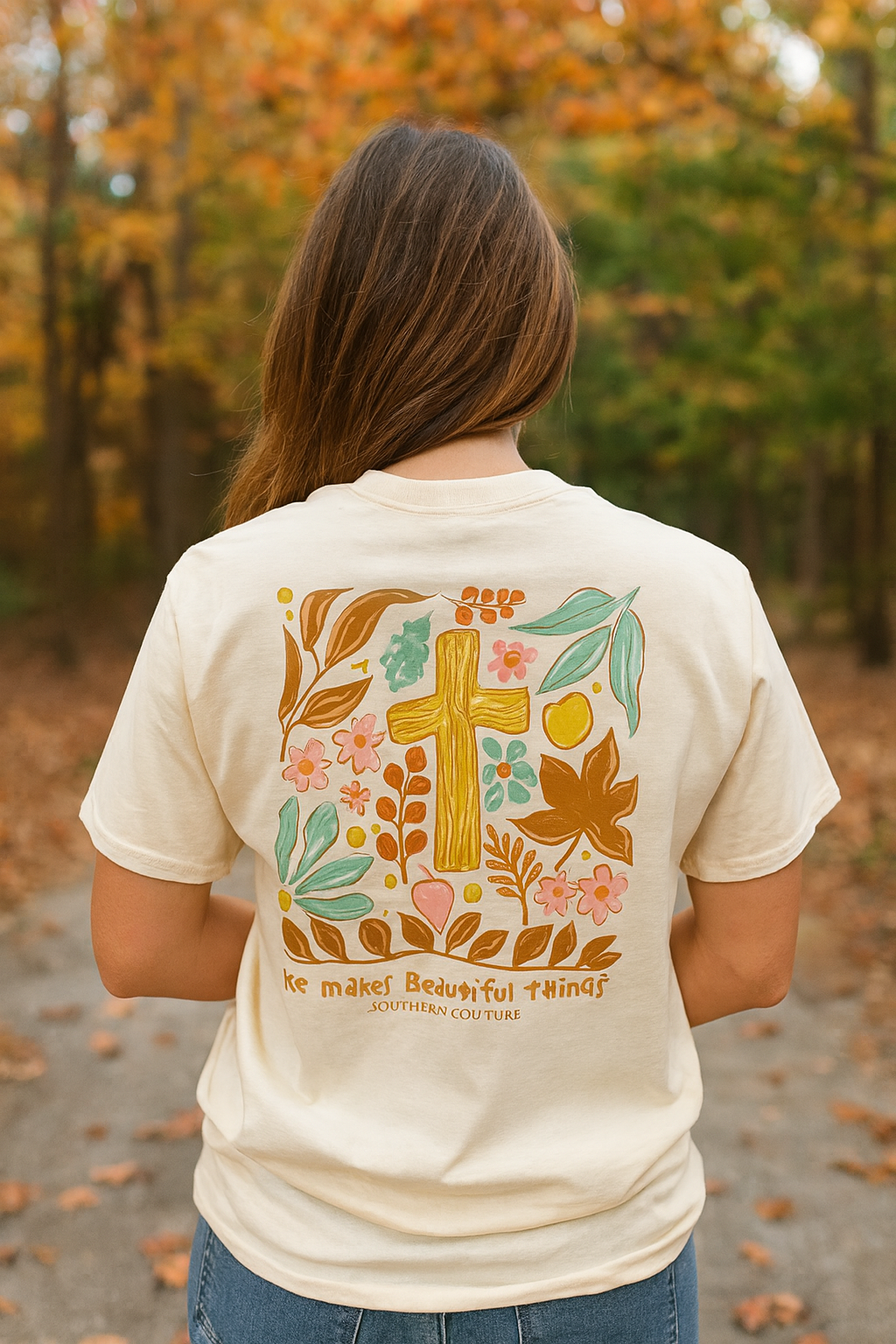 Southern Couture Classic He Makes All Things - Adult & Kids T-Shirts, Sweatshirts & Hoodies apparel design preview 1