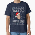 Jolly Old Saint Nick Nicolas Cage Christmas - Adult & Kids T-Shirts, Sweatshirts & Hoodies apparel design preview 1