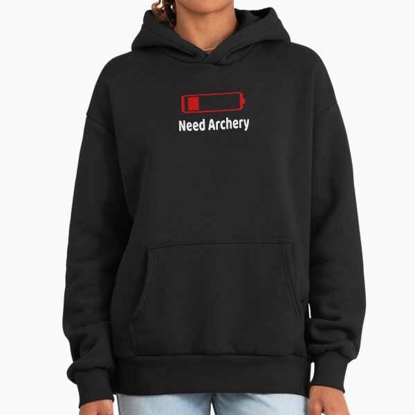 Low Battery Need Archery Activities Hobbies Gift - Adult & Kids T-Shirts, Sweatshirts & Hoodies apparel design preview 1