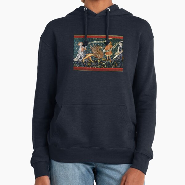 ANTIQUE LOVE TAPESTRY WITH GRIFFIN Medieval Bestiary - Adult & Kids T-Shirts, Sweatshirts & Hoodies apparel design preview 1