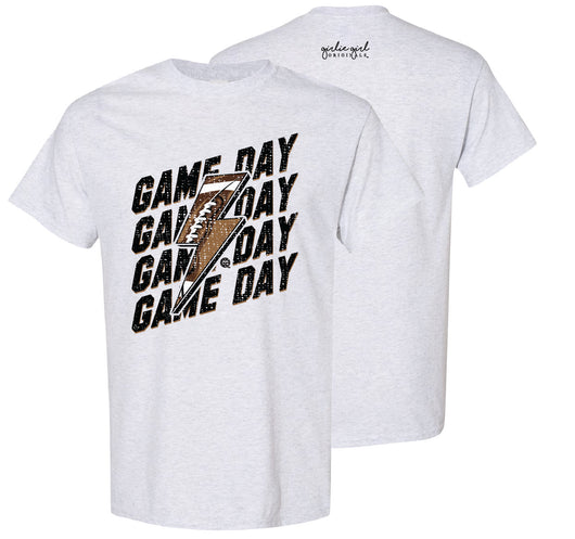 Girlie Girl Originals Gameday Bolt Football Fall - Adult & Kids T-Shirts, Sweatshirts & Hoodies apparel design preview 1