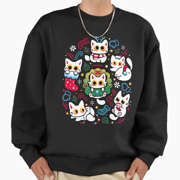 Cats Gone Christmas Funny White Kittens - Adult & Kids T-Shirts, Sweatshirts & Hoodies apparel design preview 1