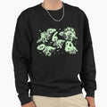 Skeleton Dinos (glowy details), Cute Halloween - Adult & Kids T-Shirts, Sweatshirts & Hoodies apparel design preview 1