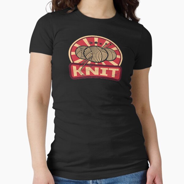 Knitting propaganda Fitted - Adult & Kids T-Shirts, Sweatshirts & Hoodies apparel design preview 1