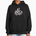 Horror Cats Halloween - Adult & Kids T-Shirts, Sweatshirts & Hoodies apparel design preview 1