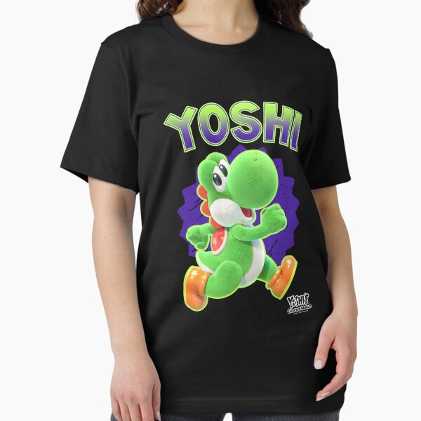 Yoshi's Crafted World Side Run Cute Portrait - Adult & Kids T-Shirts, Sweatshirts & Hoodies apparel design preview 1
