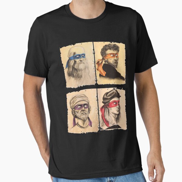 Funny Italian Artists Turtles Art Lovers Gift - Adult & Kids T-Shirts, Sweatshirts & Hoodies apparel design preview 1