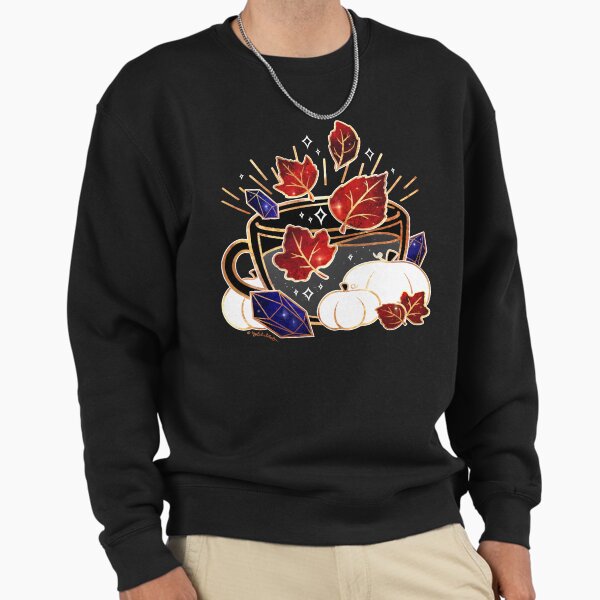 Gilded Autumn Teacup - Adult & Kids T-Shirts, Sweatshirts & Hoodies apparel design preview 1
