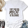 My Cat Is Allergic V-Neck - Adult & Kids T-Shirts, Sweatshirts & Hoodies apparel design preview 1
