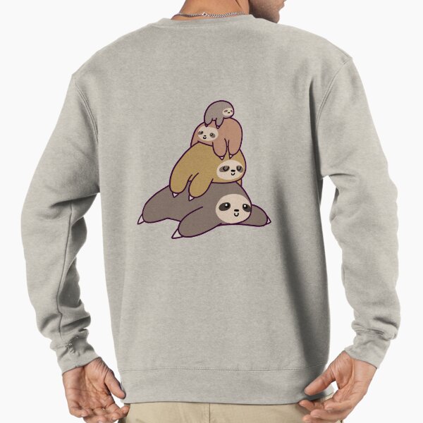 Sloth Stack - Adult & Kids T-Shirts, Sweatshirts & Hoodies apparel design preview 1