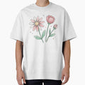 Delicate Spring Flowers in Pastel Colors - Adult & Kids T-Shirts, Sweatshirts & Hoodies apparel design preview 1