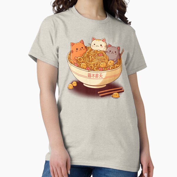 Noodles with Cats - Adult & Kids T-Shirts, Sweatshirts & Hoodies apparel design preview 1
