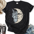 Celestial Cat Moon - Adult & Kids T-Shirts, Sweatshirts & Hoodies apparel design preview 1
