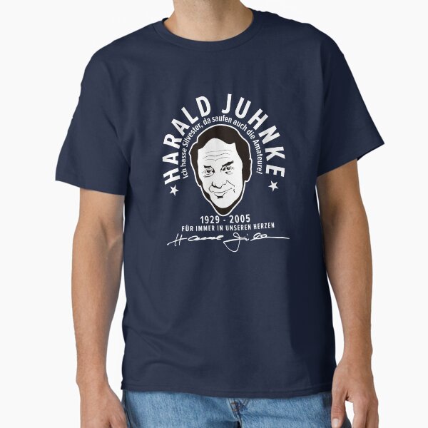 Harald Juhnke Portrait Logo "I hate New Year's Eve" - Adult & Kids T-Shirts, Sweatshirts & Hoodies apparel design preview 1
