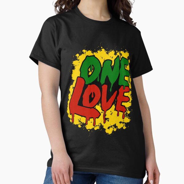 One Love Jamaica Rasta Reggae Music Caribbean Pride - Adult & Kids T-Shirts, Sweatshirts & Hoodies apparel design preview 1