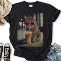 Catpuccino After Dark - Adult & Kids T-Shirts, Sweatshirts & Hoodies apparel design preview 1