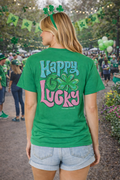 Southern Couture Classic Happy Go Lucky Irish - Adult & Kids T-Shirts, Sweatshirts & Hoodies apparel design preview 1