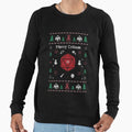 Merry Critmas Black Ugly Christmas Sweater Design for - Adult & Kids T-Shirts, Sweatshirts & Hoodies apparel design preview 1