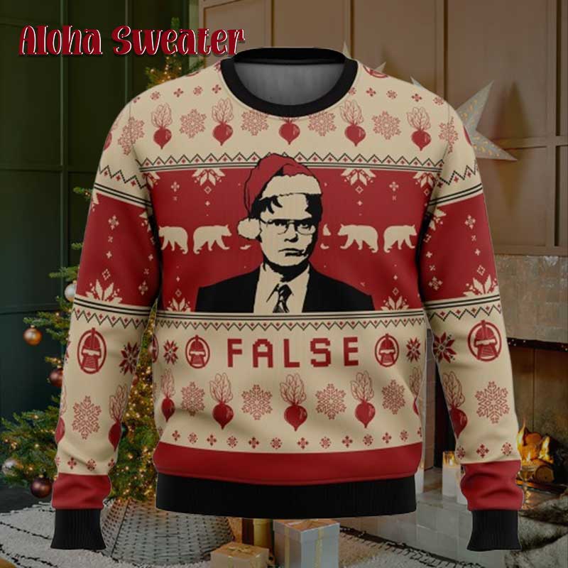 Fact Christmas Is Here The Office Ugly Christmas Sweater product image 2