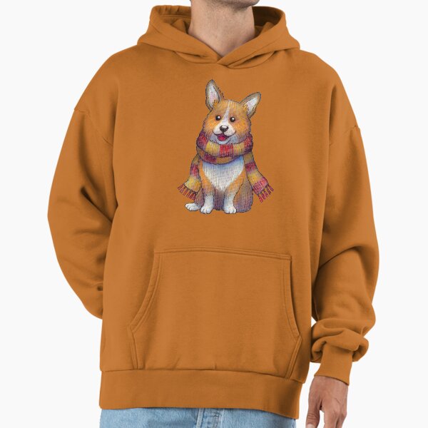 Cosy Winter Corgi - Adult & Kids T-Shirts, Sweatshirts & Hoodies apparel design preview 1