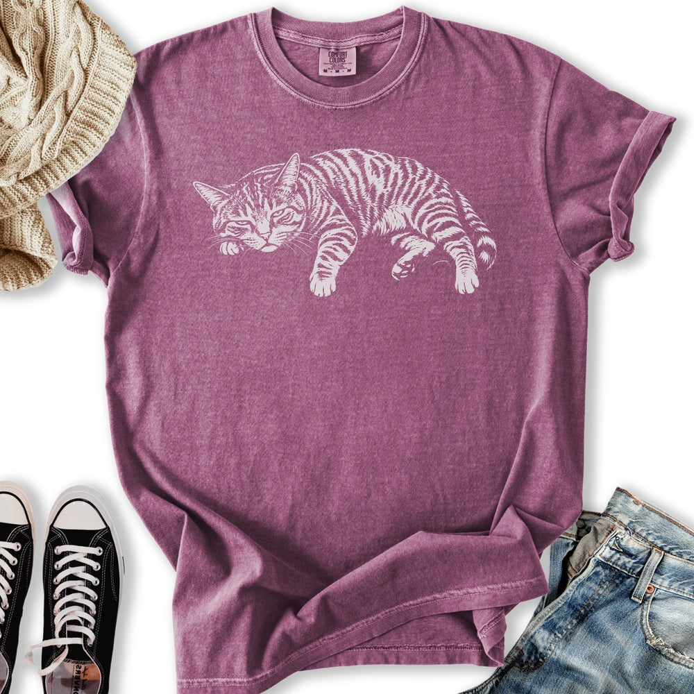 Resting Tabby - Adult & Kids T-Shirts, Sweatshirts & Hoodies apparel design preview 2