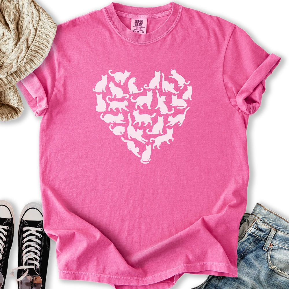 Cats Heart - Adult & Kids T-Shirts, Sweatshirts & Hoodies apparel design preview 1