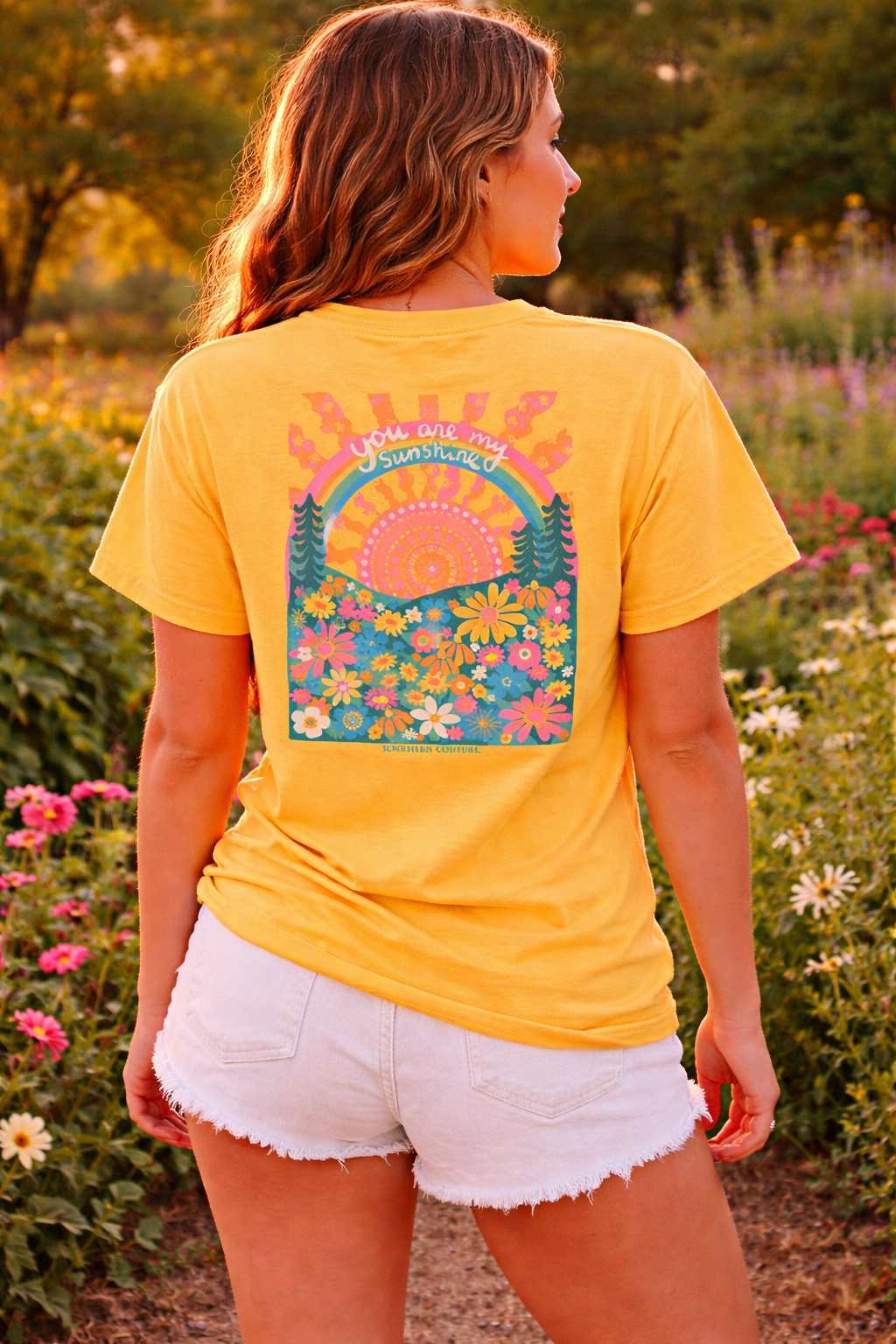 Southern Couture You Are My Sunshine Comfort Colors - Adult & Kids T-Shirts, Sweatshirts & Hoodies apparel design preview 1