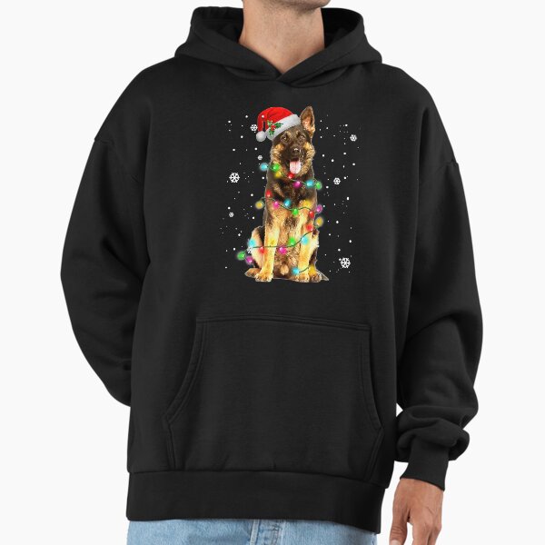 German Shepherd Dog Tree Christmas Sweater Xmas Dogs - Adult & Kids T-Shirts, Sweatshirts & Hoodies apparel design preview 1