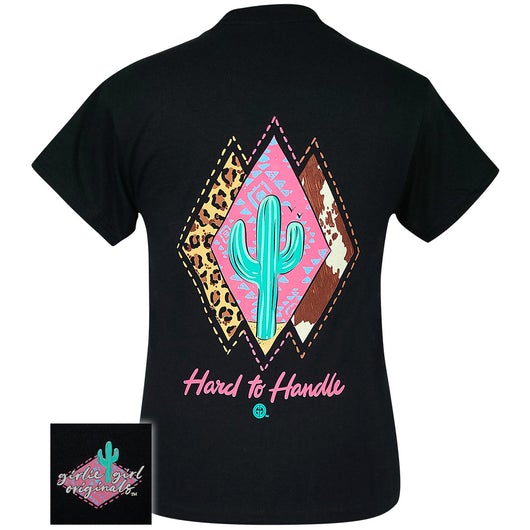 Girlie Girl Originals Hard To Handle Cactus - Adult & Kids T-Shirts, Sweatshirts & Hoodies apparel design preview 1