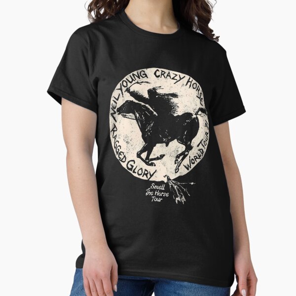Neil Young Crazy Horse World Tour Tragged Glory - Adult & Kids T-Shirts, Sweatshirts & Hoodies apparel design preview 1