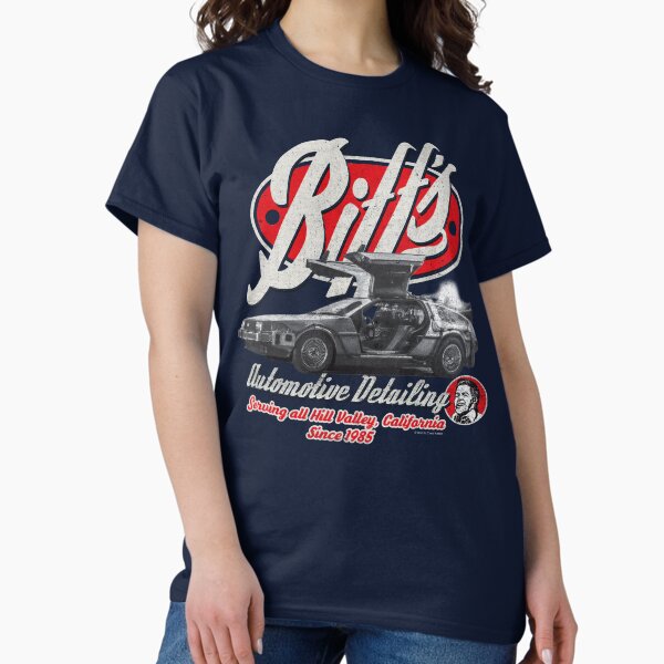 Biff's Automotive Detail Back to the Future Worn Out - Adult & Kids T-Shirts, Sweatshirts & Hoodies apparel design preview 1