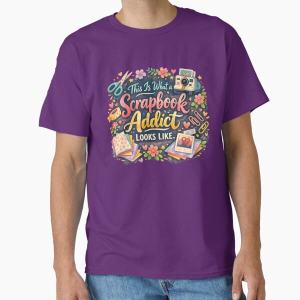 This Is What a Scrapbook Addict Looks Like Cute - Adult & Kids T-Shirts, Sweatshirts & Hoodies apparel design preview 1
