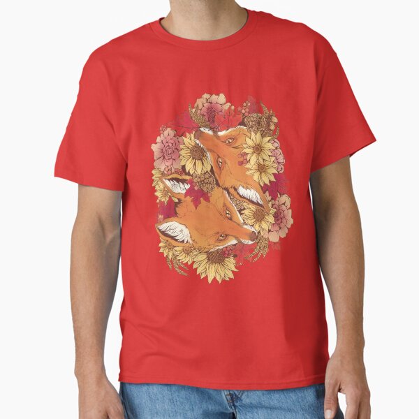 Autumn Fox Bloom - Adult & Kids T-Shirts, Sweatshirts & Hoodies apparel design preview 1