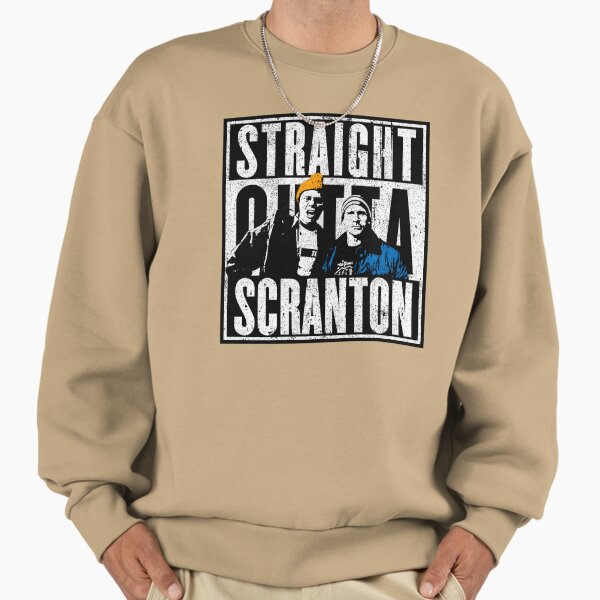 Straight Outta Scranton (Variant) Lazy - Adult & Kids T-Shirts, Sweatshirts & Hoodies apparel design preview 1