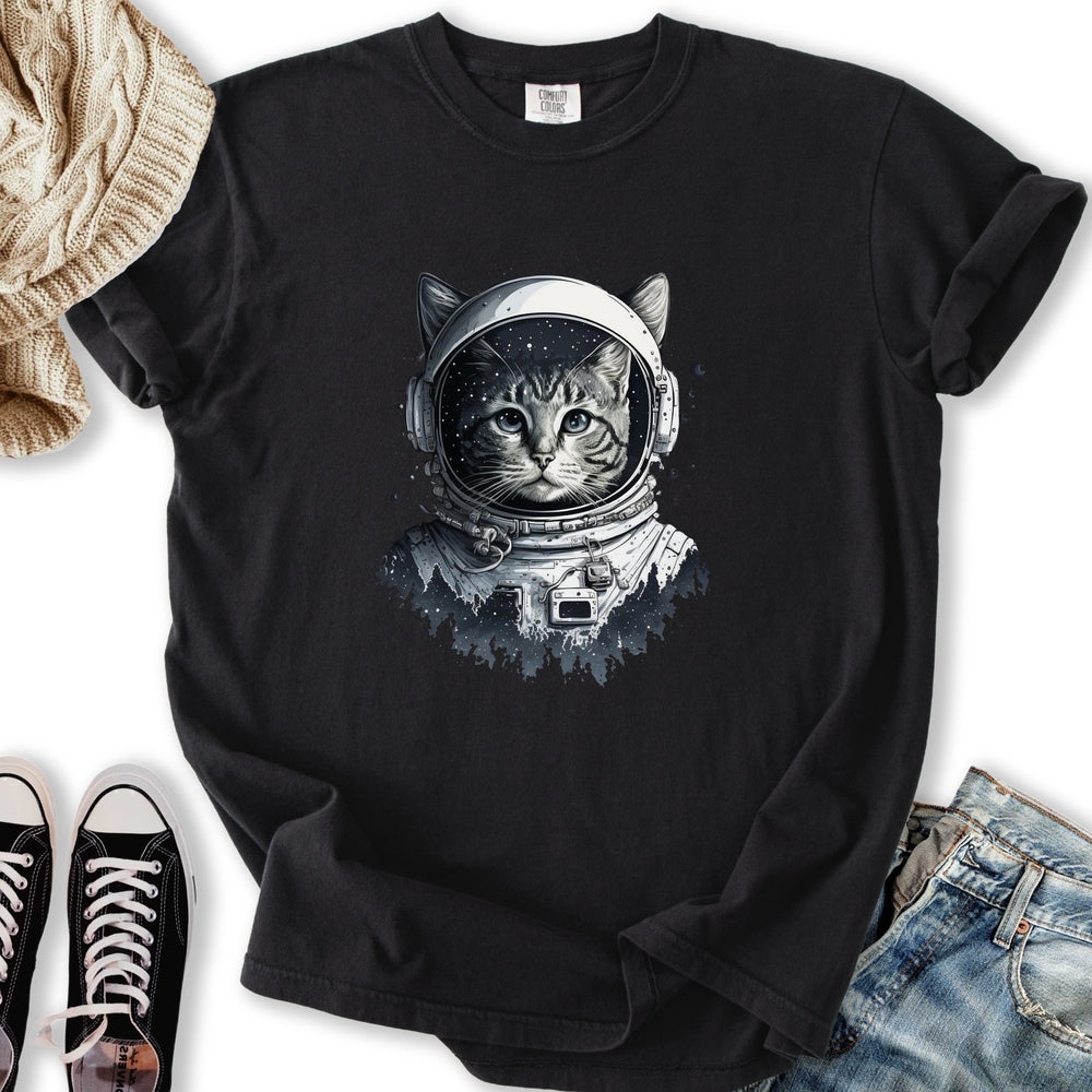 Astronaut Cat - Adult & Kids T-Shirts, Sweatshirts & Hoodies apparel design preview 1