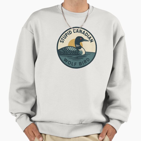 Stupid Canadian Wolf Bird - Adult & Kids T-Shirts, Sweatshirts & Hoodies apparel design preview 1