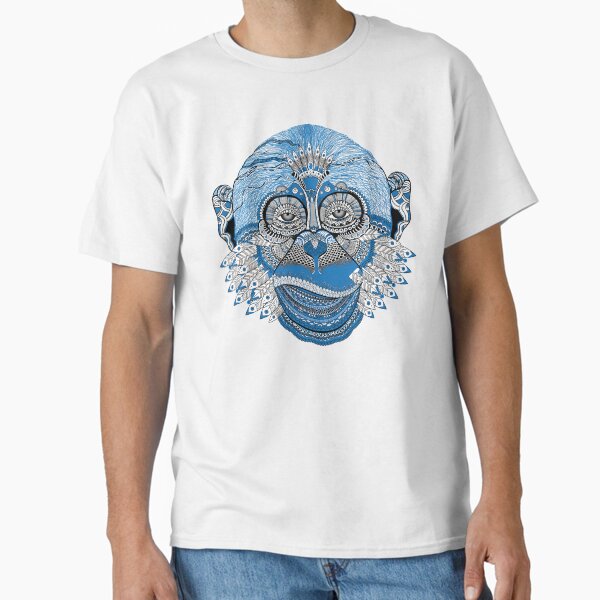 Blue legendary monkey - Adult & Kids T-Shirts, Sweatshirts & Hoodies apparel design preview 1