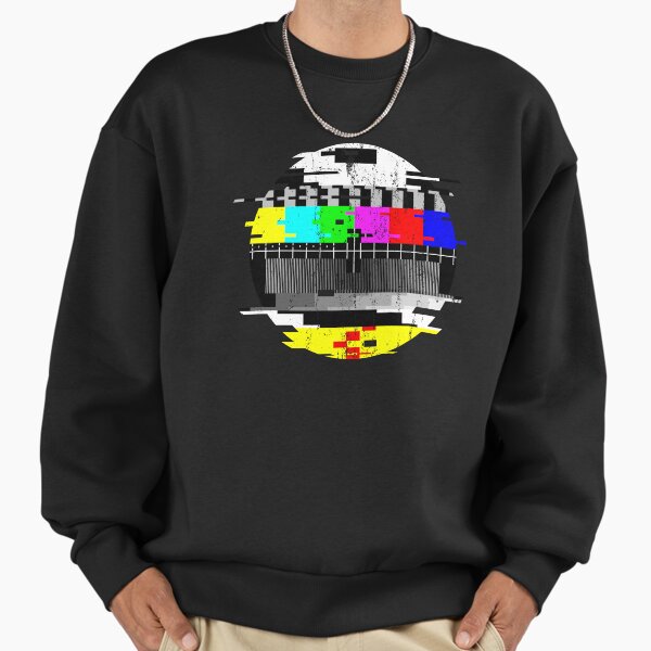 Vintage Glitched TV Test Pattern Graphic - Adult & Kids T-Shirts, Sweatshirts & Hoodies apparel design preview 1