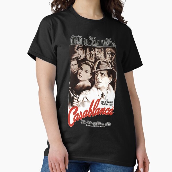 Casablanca Movie Poster - Adult & Kids T-Shirts, Sweatshirts & Hoodies apparel design preview 1