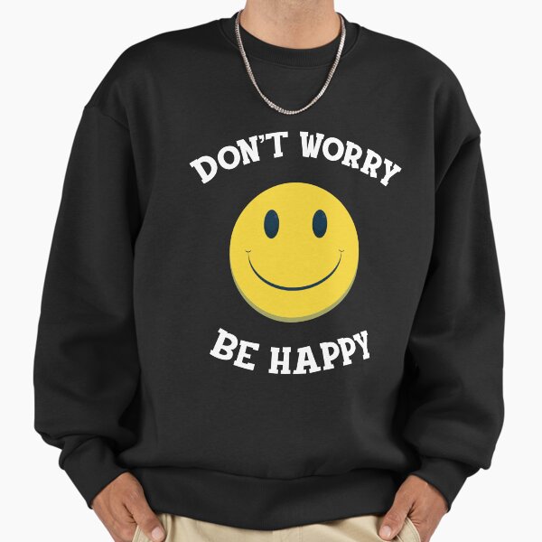 Don't worry be happy yellow smiley - Adult & Kids T-Shirts, Sweatshirts & Hoodies apparel design preview 1
