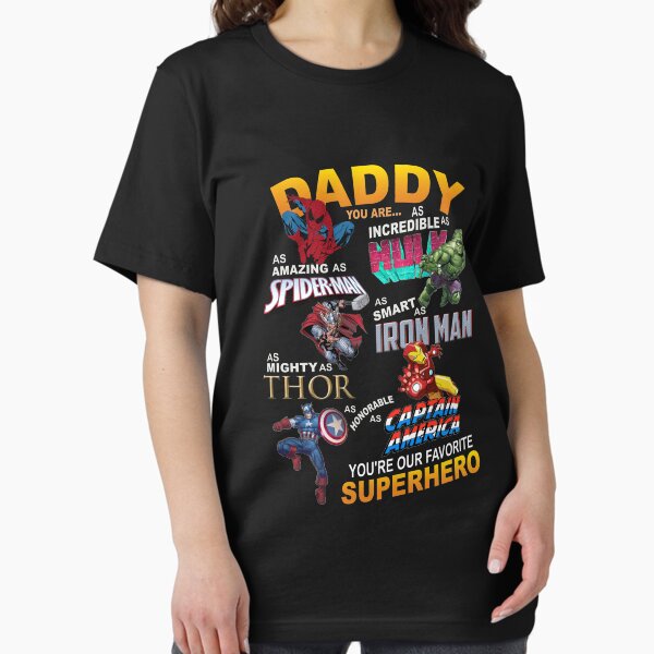 Daddy You Are Our Favorite Superhero - Adult & Kids T-Shirts, Sweatshirts & Hoodies apparel design preview 1