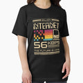 Enjoy Internet 56 Kbps The Future is Here - Adult & Kids T-Shirts, Sweatshirts & Hoodies apparel design preview 1