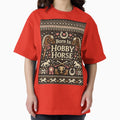 Born to Hobby Horse Country Style Embroidery Pattern - Adult & Kids T-Shirts, Sweatshirts & Hoodies apparel design preview 1