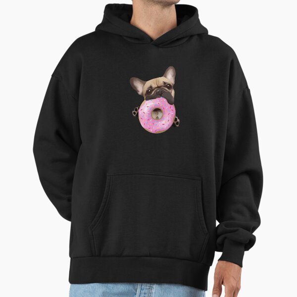 French bulldog lovers, sweet frenchie with pink - Adult & Kids T-Shirts, Sweatshirts & Hoodies apparel design preview 1